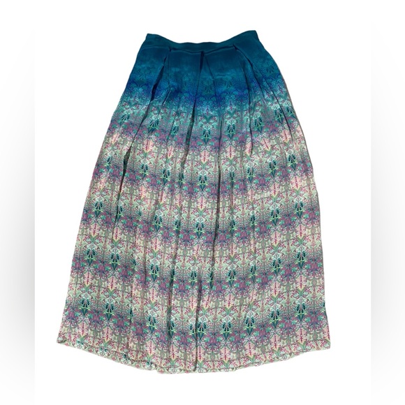 BOHO CHIC ANTHROPOLOGIE Tenvi Kedia Silk Maxi - Picture 2 of 5